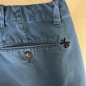 GAP/SATURDAYS NEW YORK CITY Collab 2016 ~ Bright blue khaki pants ~ 30 W 31 I